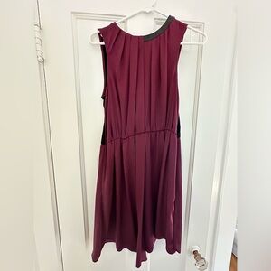 Rachel Roy size 4 burgundy dress